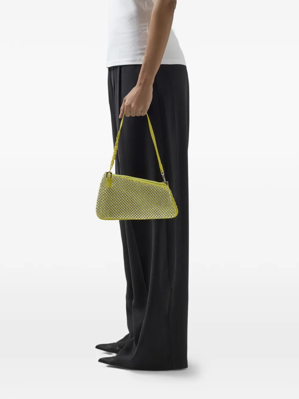  Gcds Comma Notte Shoulder Bag - Yellow 