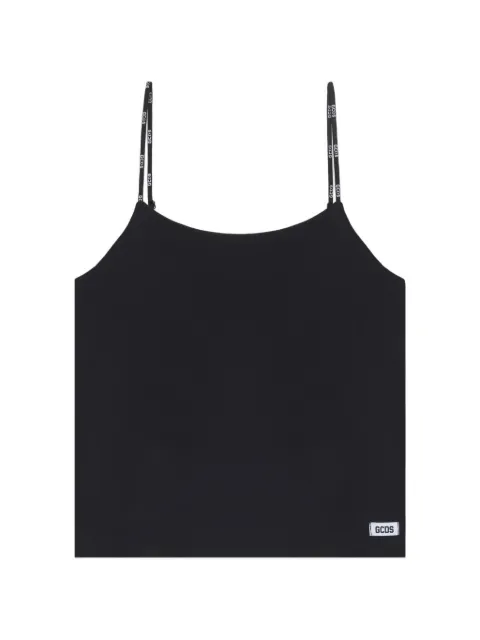 GCDS logo-patch tank top