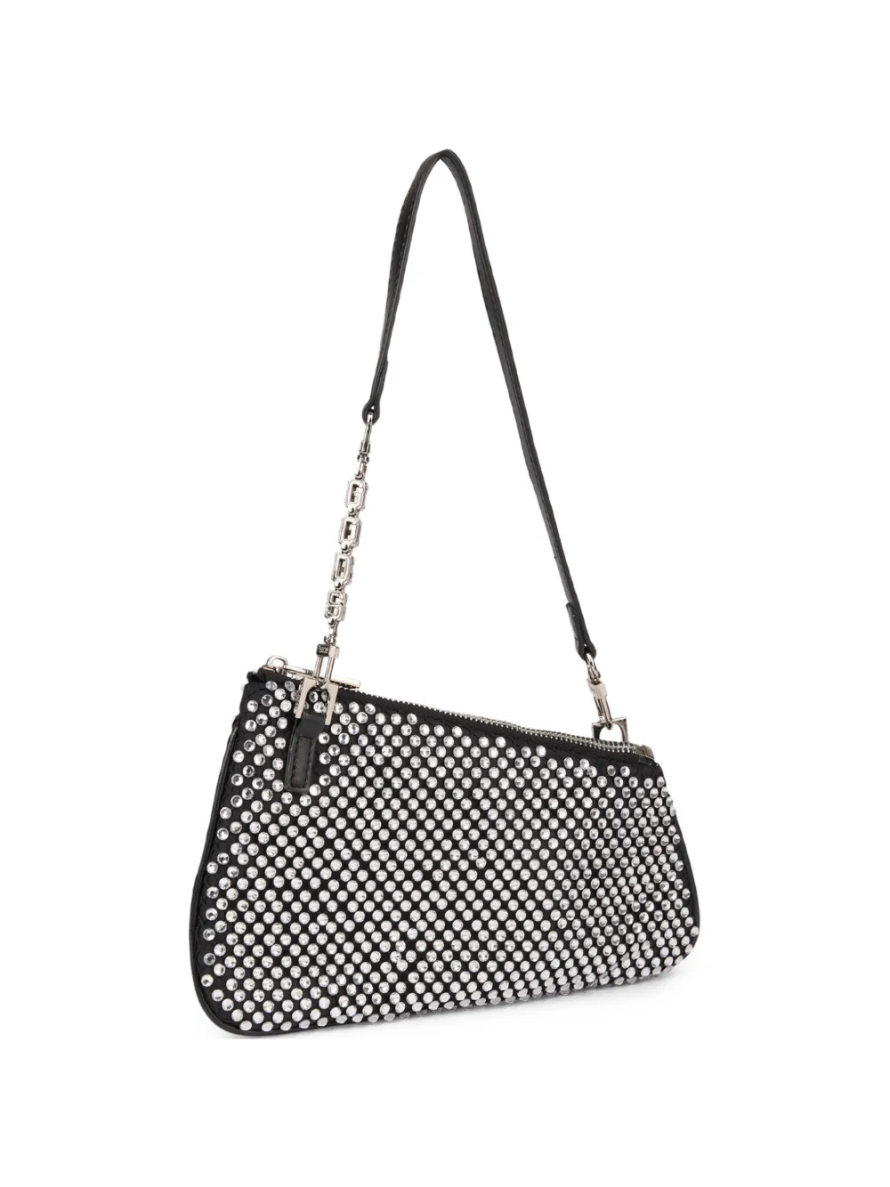  Gcds Comma Notte Shoulder Bag - Silver 