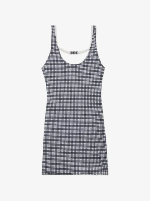 GCDS gingham-pattern mini dress