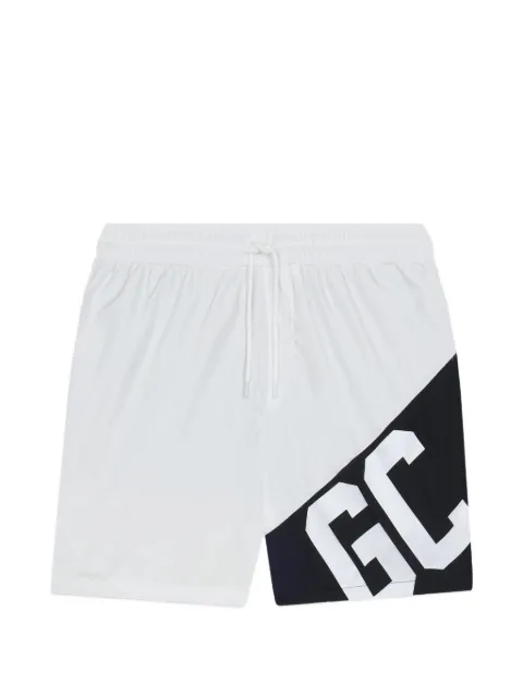 GCDS shorts de playa con logo estampado