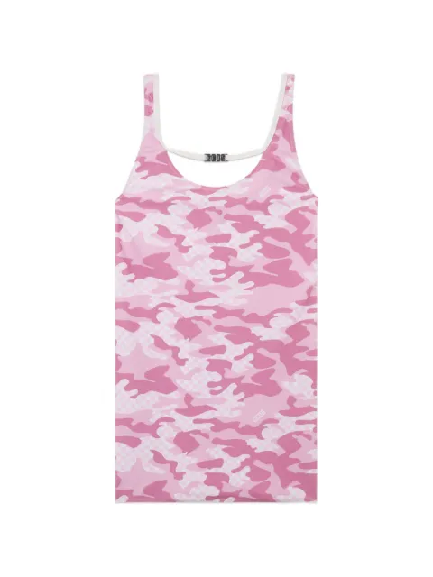 GCDS camo-print mini dress