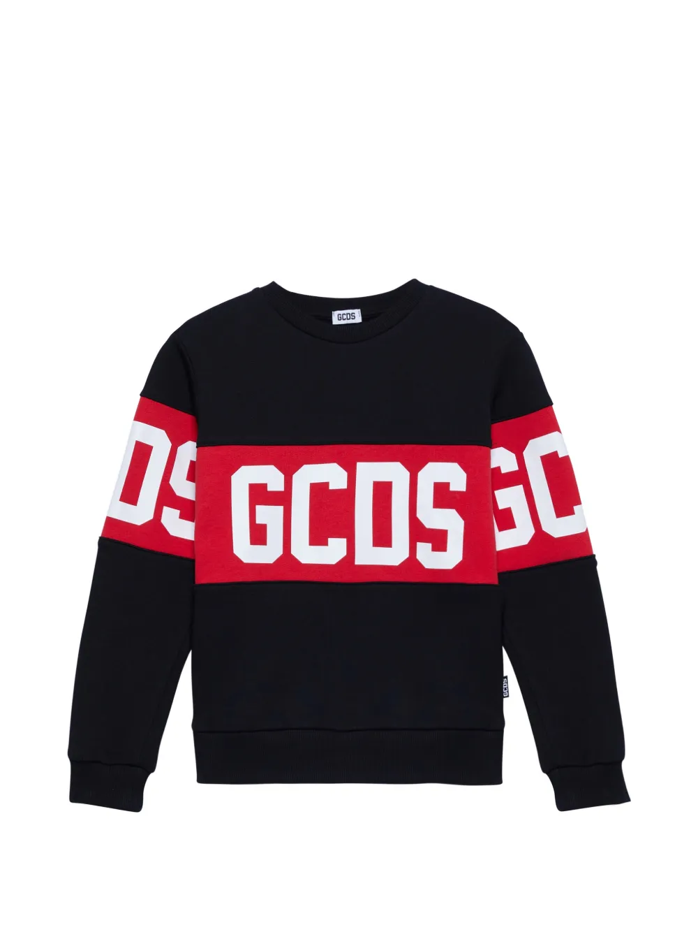 Gcds Sweatshirt Mit Logo-print In Black