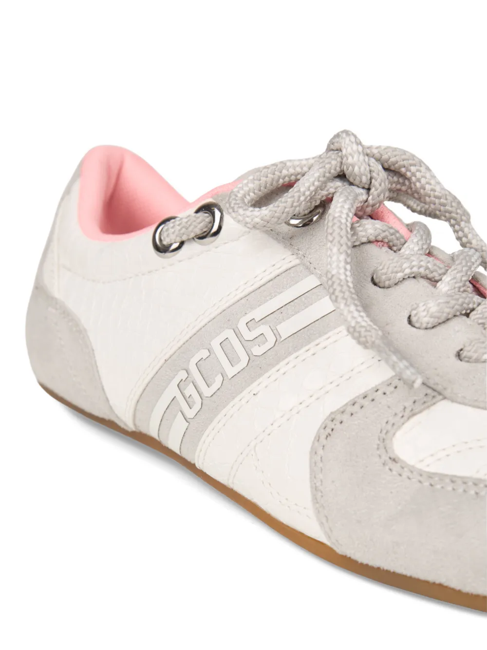 GCDS Tweekleurige sneakers Wit