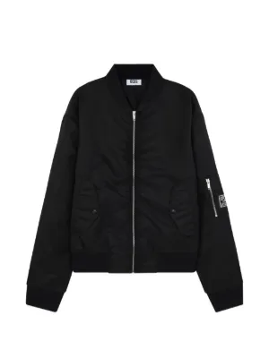 Willy Chavarria x Adidas サテン ボンバージャケット | ブラック