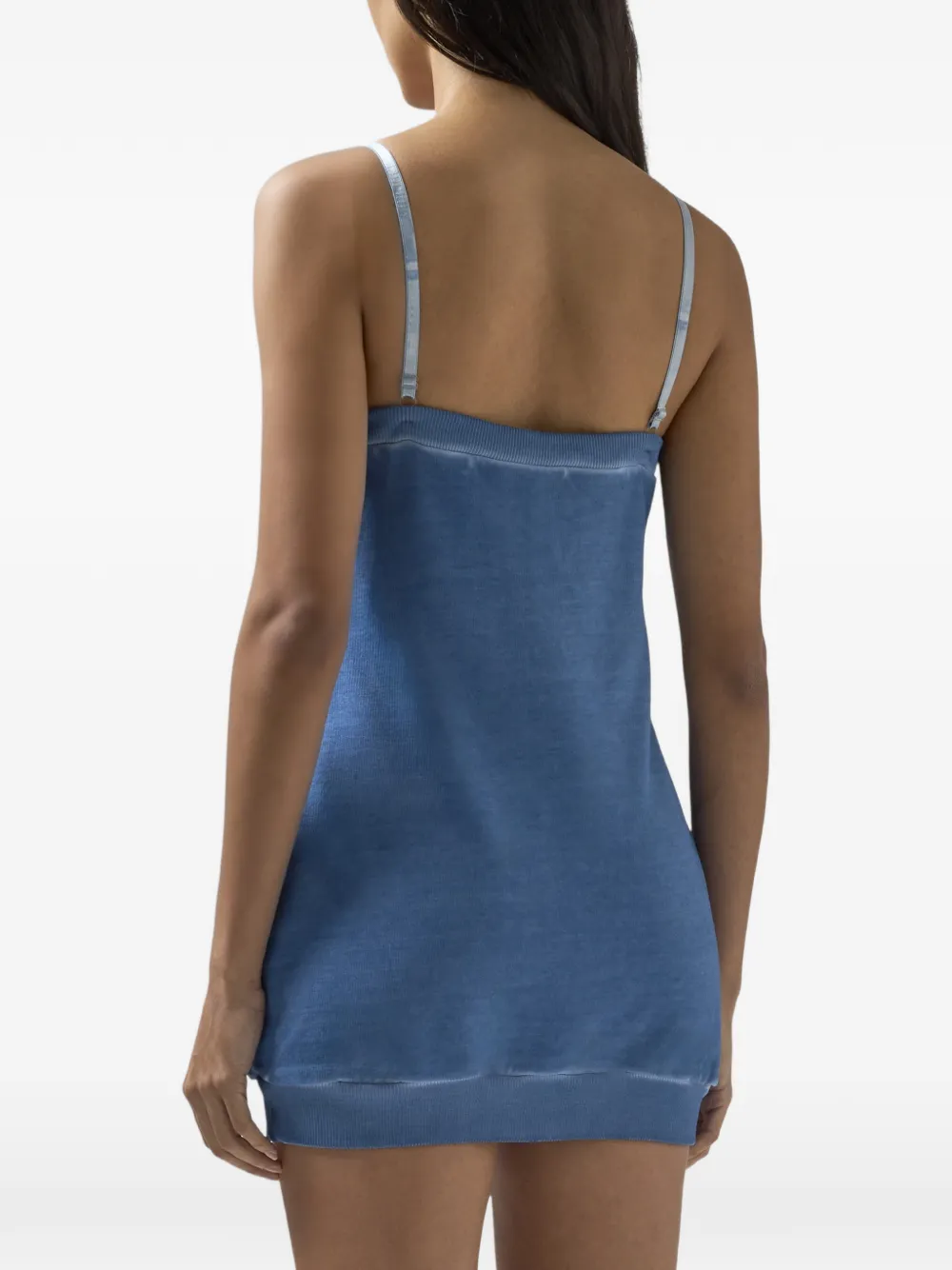 GCDS Mini-jurk met print Blauw