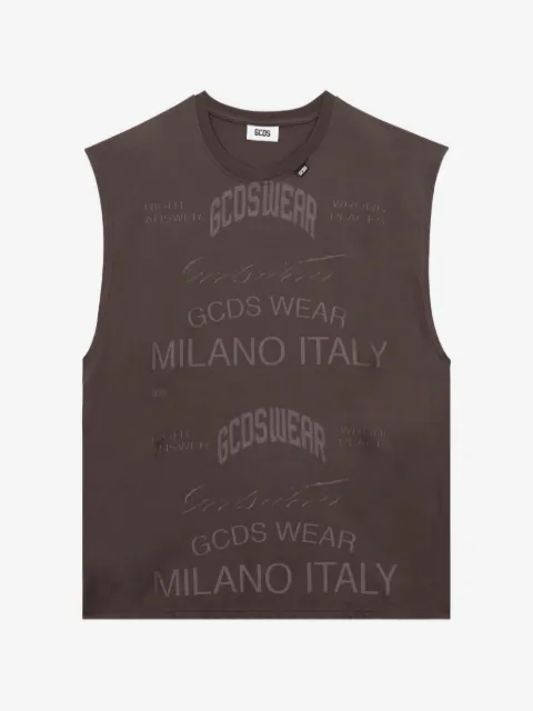 GCDS camiseta de tirantes