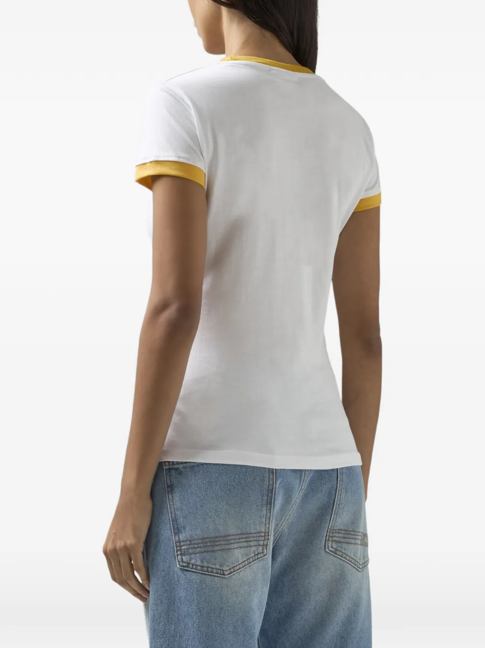 GCDS T-shirt met logodetail Wit
