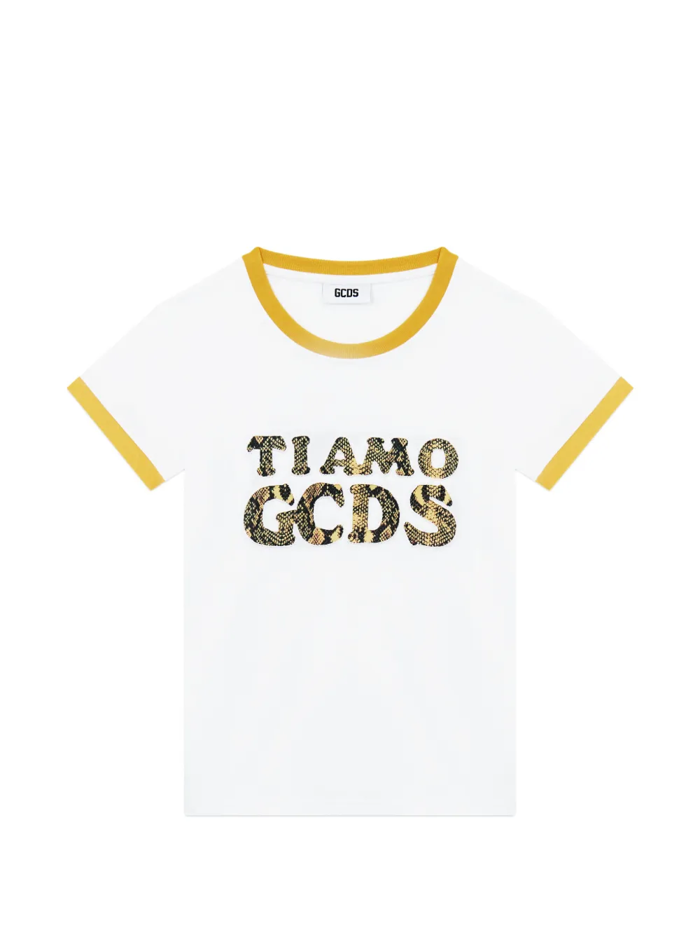 GCDS T-shirt con logo - Bianco