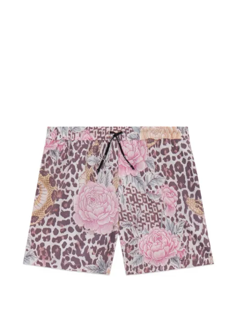 GCDS floral-print swim shorts 