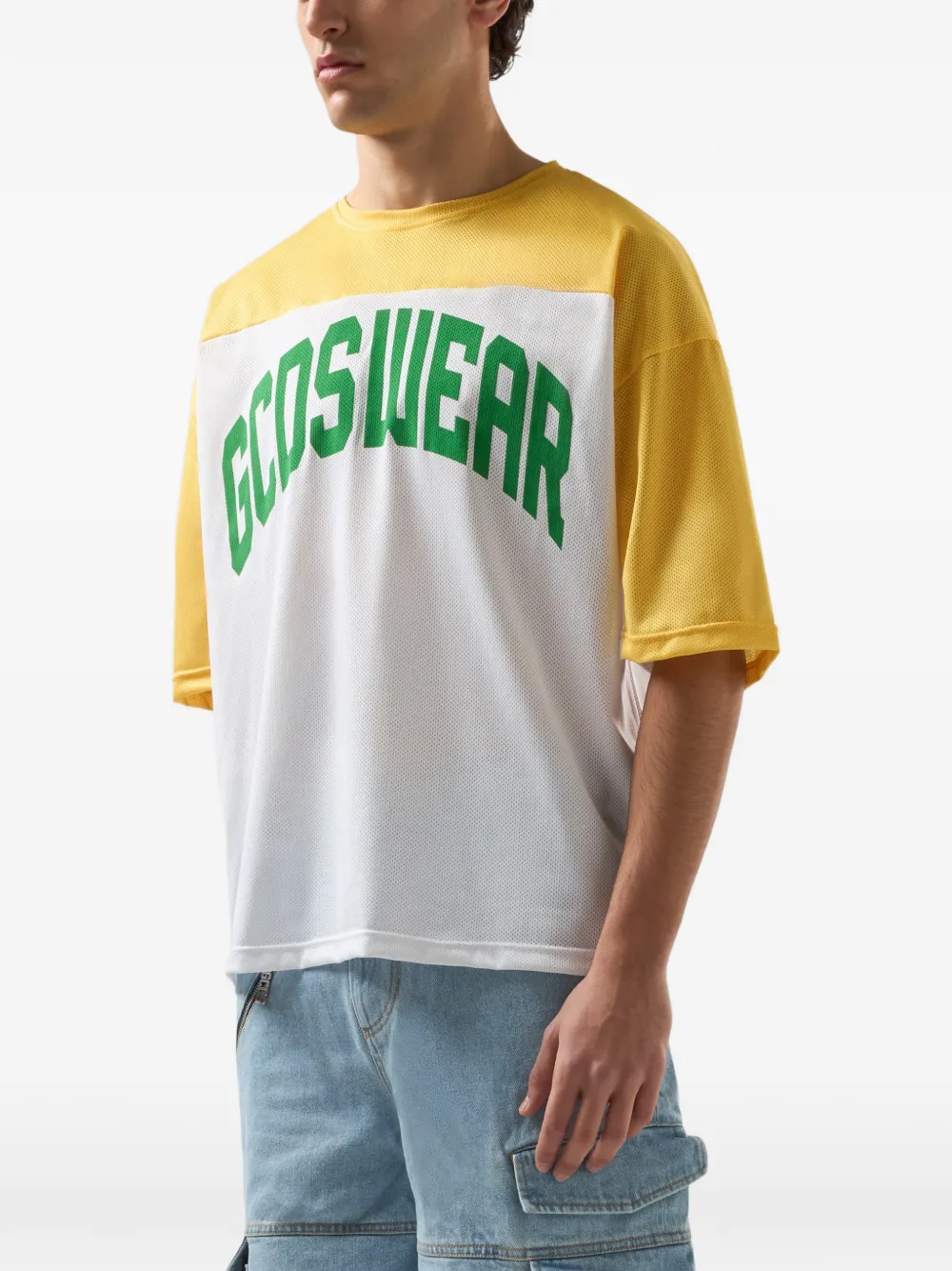 GCDS T-shirt met tekst Wit