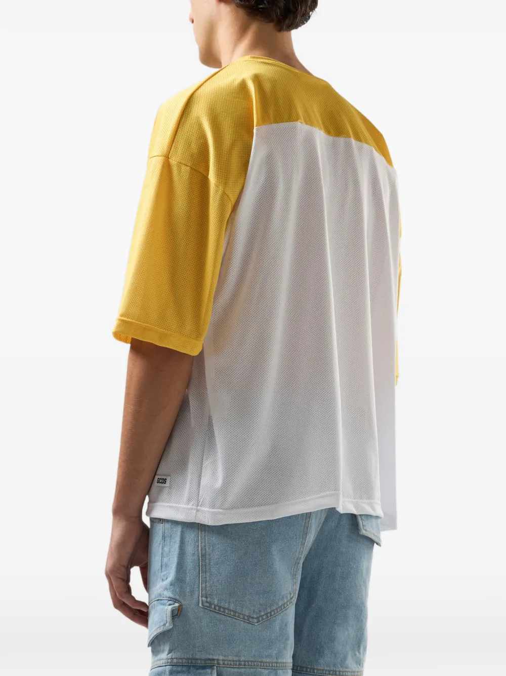 GCDS T-shirt met tekst Wit