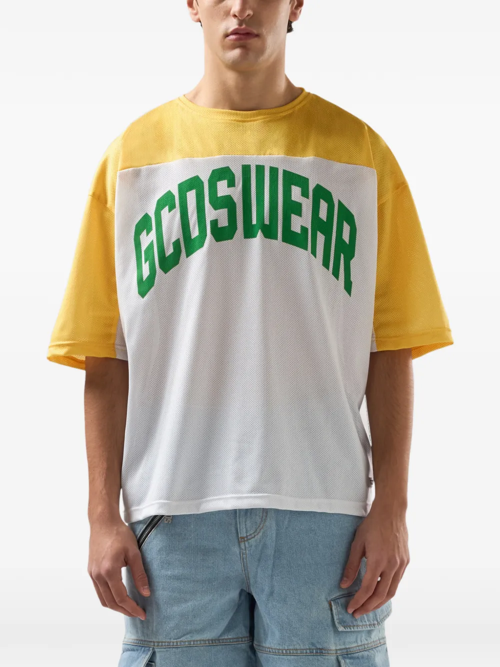 GCDS T-shirt met tekst Wit