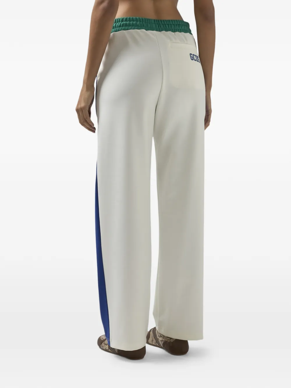 GCDS Trainingsbroek met colourblocking Wit