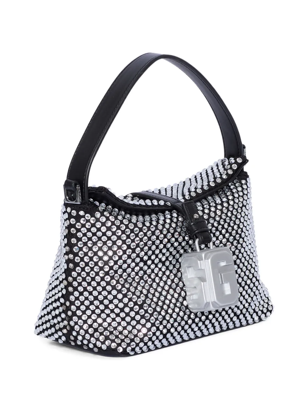  Gcds Mini Mega Comma Shoulder Bag - Silver 