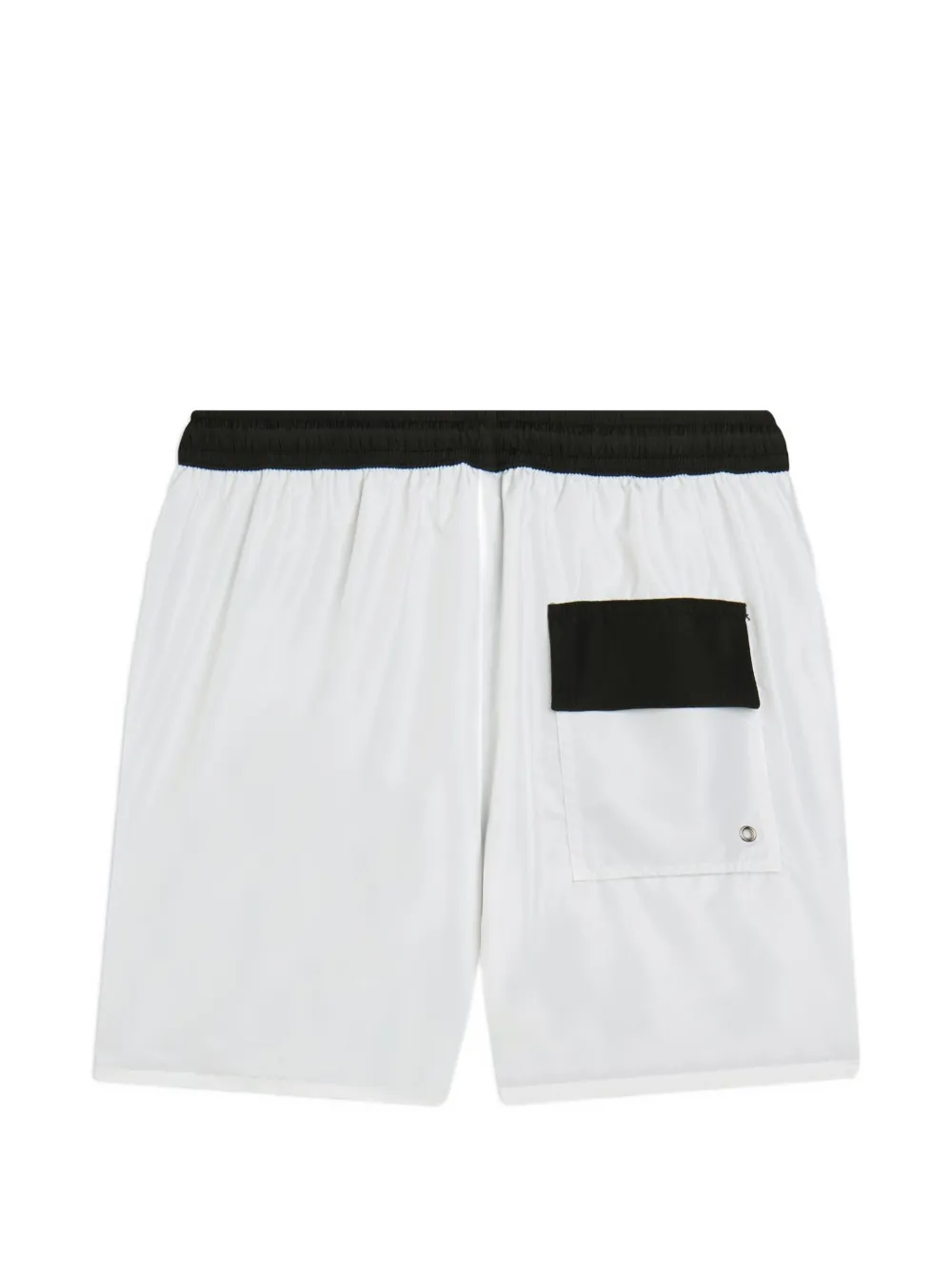 GCDS logo-print drawstring swim shorts Zwart
