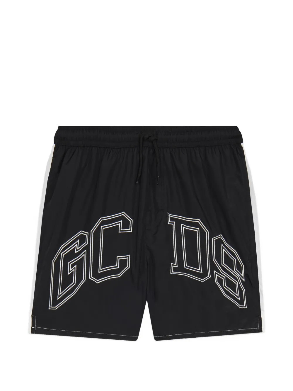 GCDS logo-print drawstring swim shorts