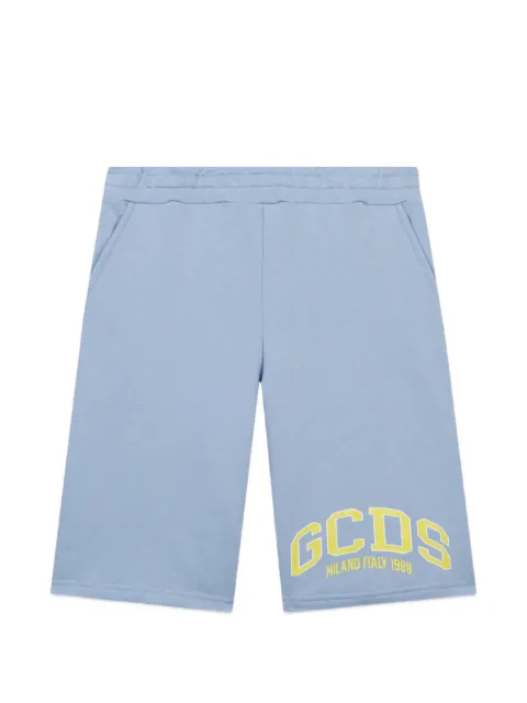 Gcds Kids logo-print lounge shorts