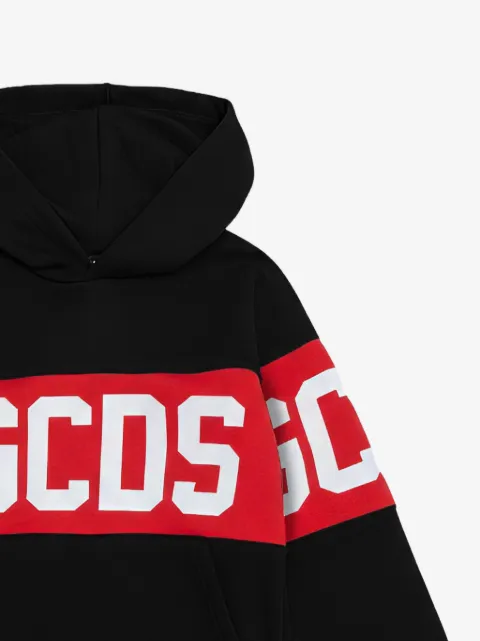 Gcds Kids 밴드 로고 크루넥 스웨트셔츠