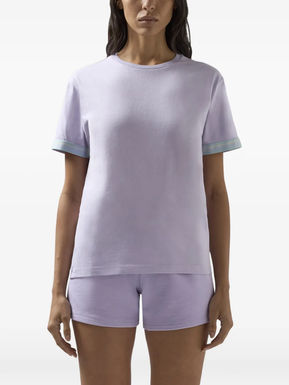 GCDS T-shirt met ronde hals Paars