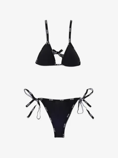 GCDS logo-strap bikini