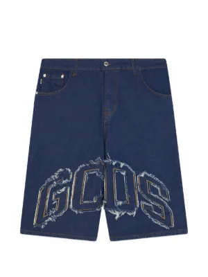 Gucci Lasered Denim Shorts | Blue | FARFETCH