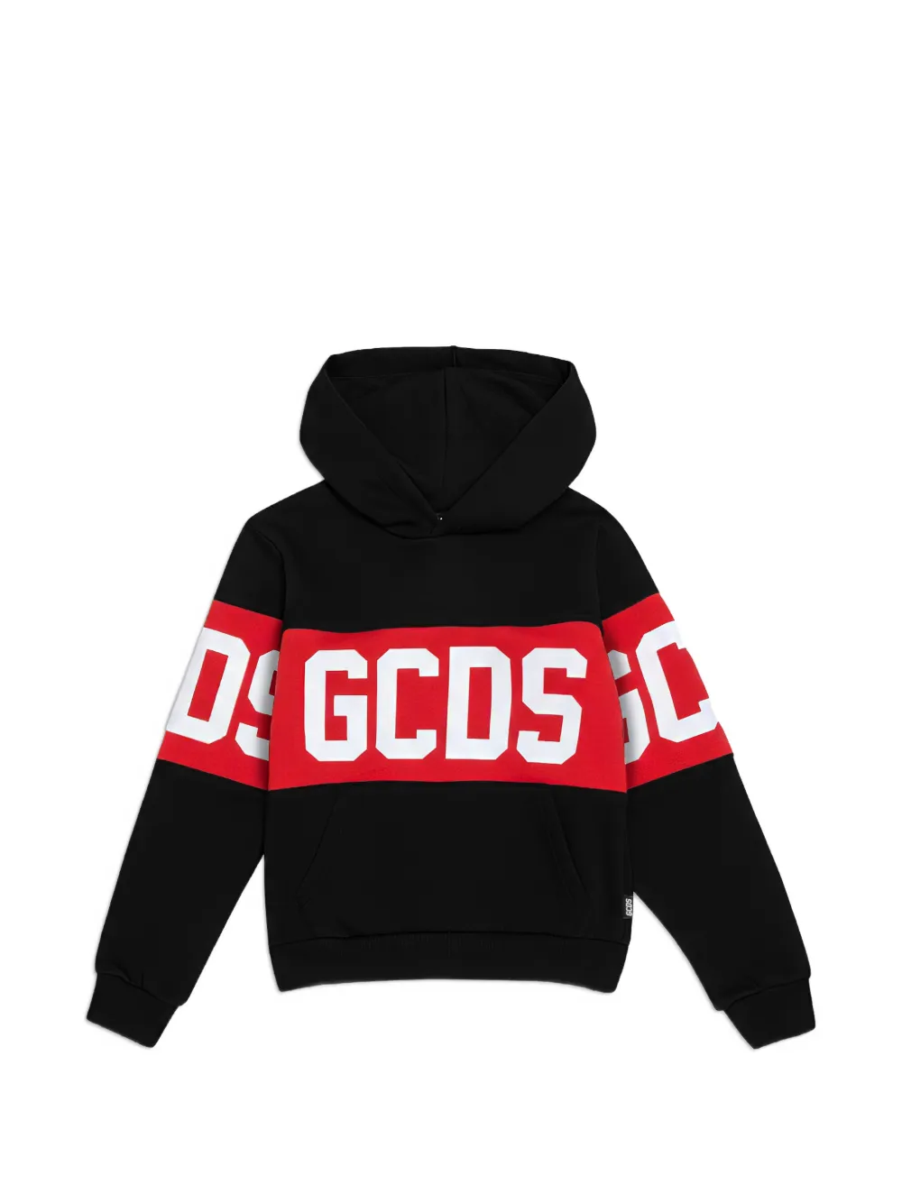 Gcds Kids logo-print hoodie - Schwarz