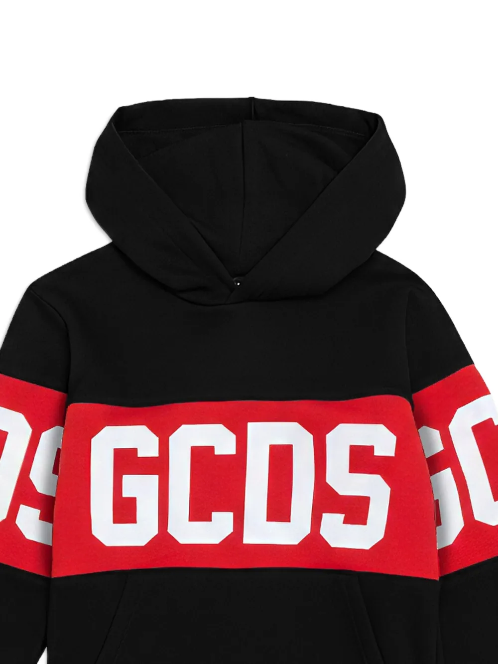 Gcds Kids Hoodie met logoprint Zwart
