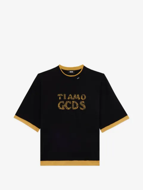 GCDS t-shirt à logo et manches courtes