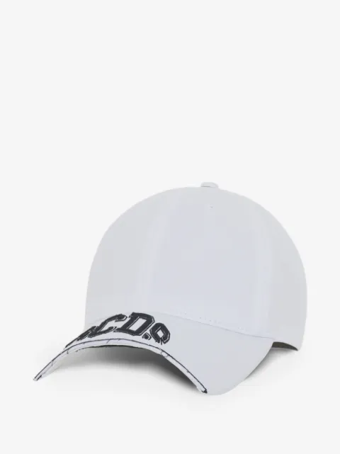 GCDS Boné de algodão com logo