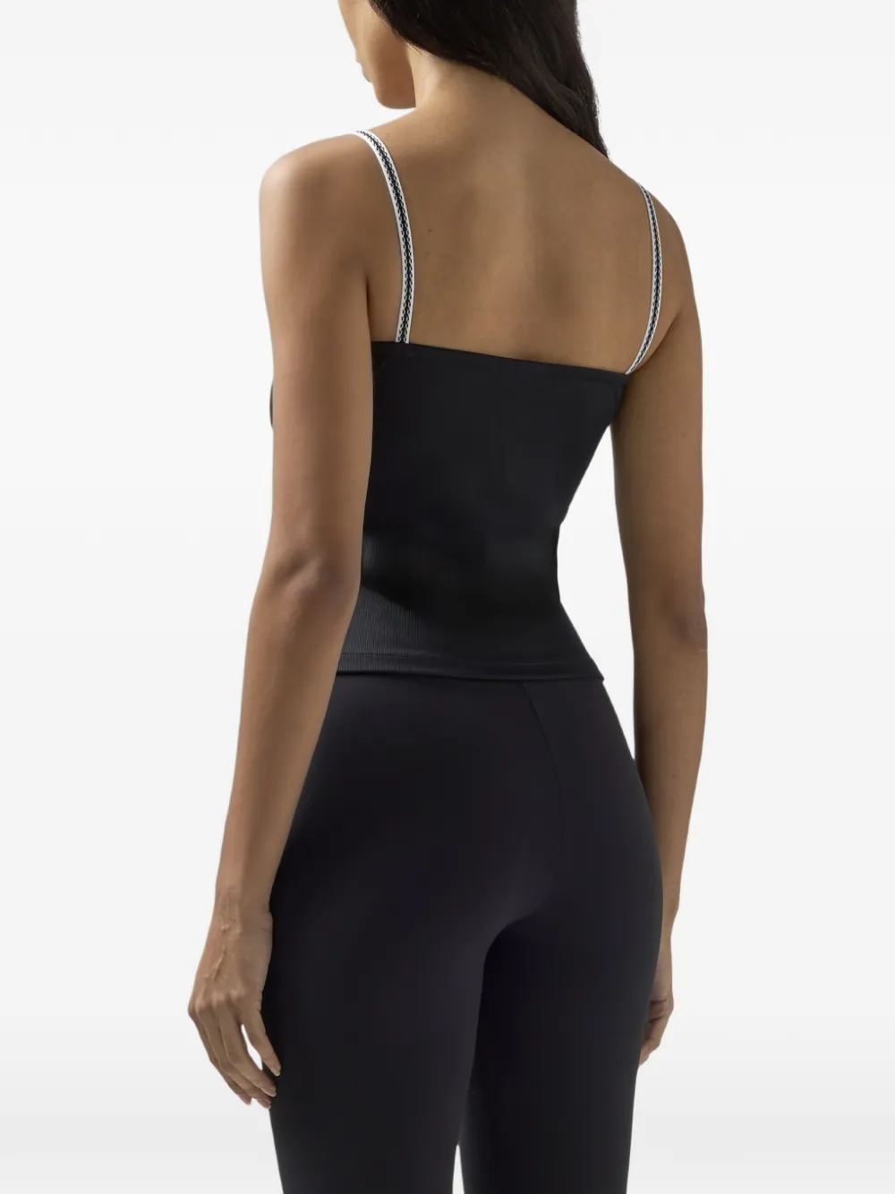 GCDS Tanktop met logopatch Zwart