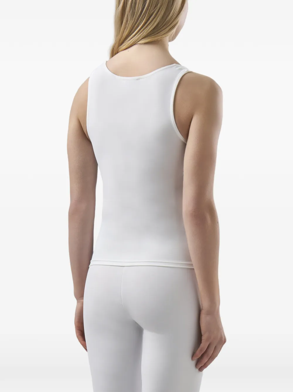 GCDS tanktop met logostreep Wit