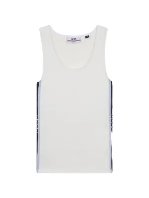 洗練されたデザイン　DIESEL T-ANKY-TAIL-S1 　XL Women's Crop top with wrap-around laces | White | Diesel