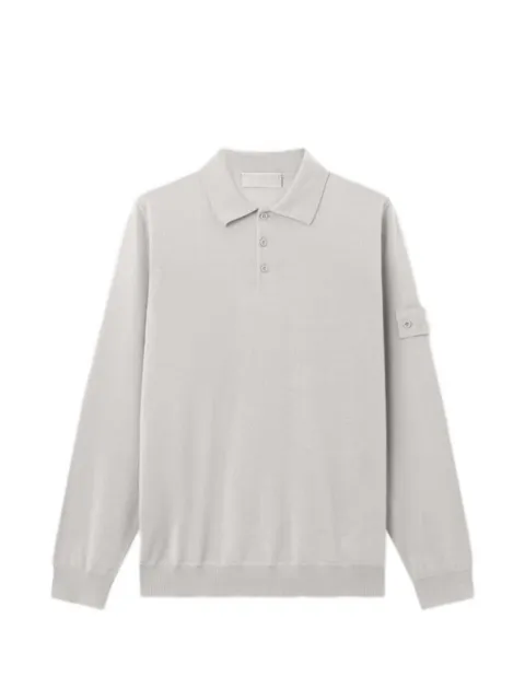Stone Island 5100076 light pure RWS wool S.I. Ghost polo shirt