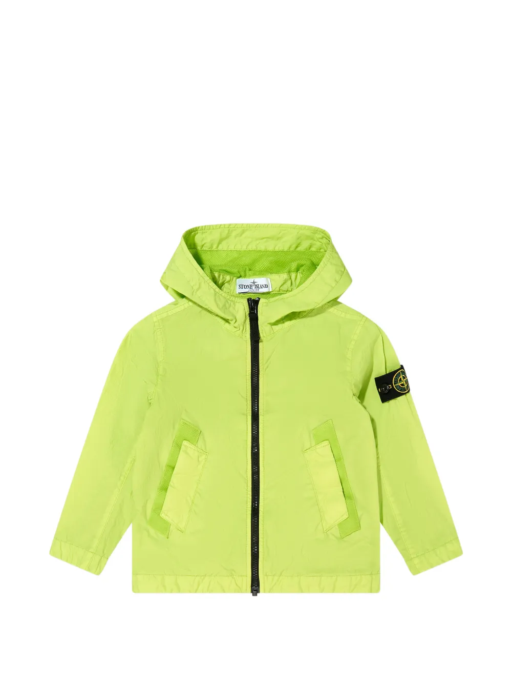 Stone Island Junior pocket hooded jacket - Gelb
