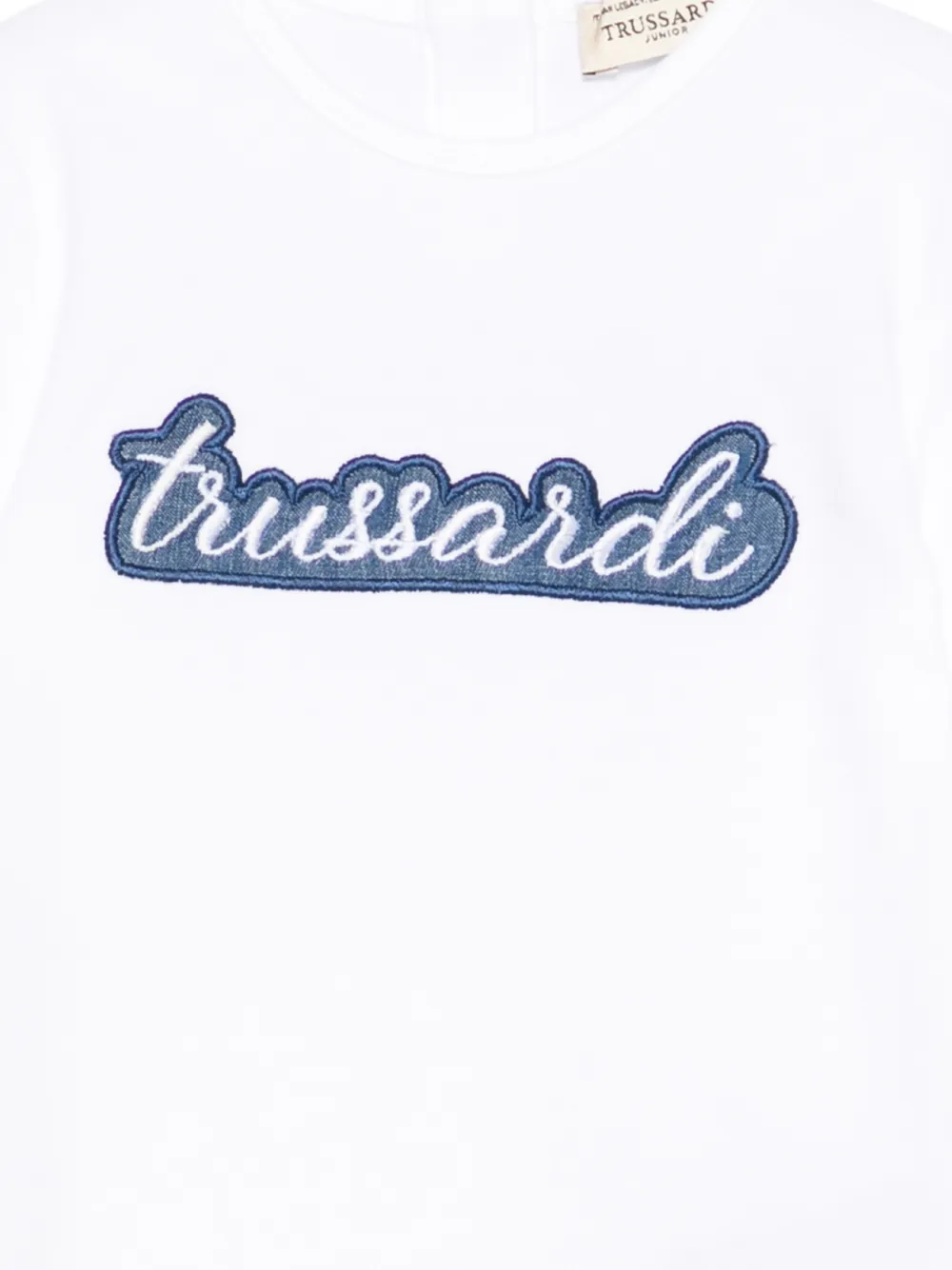  Trussardi Junior Embroidered T-shirt - White 