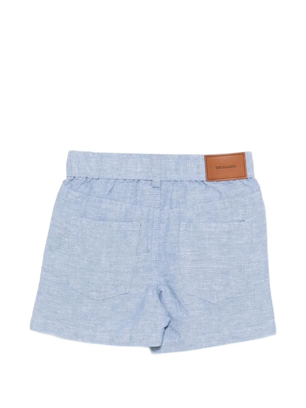 TRUSSARDI JUNIOR Shorts met geborduurd logo Blauw