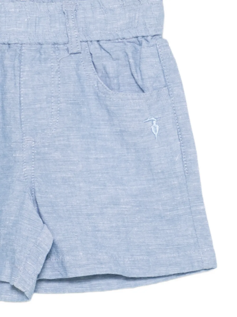 TRUSSARDI JUNIOR Shorts met geborduurd logo Blauw