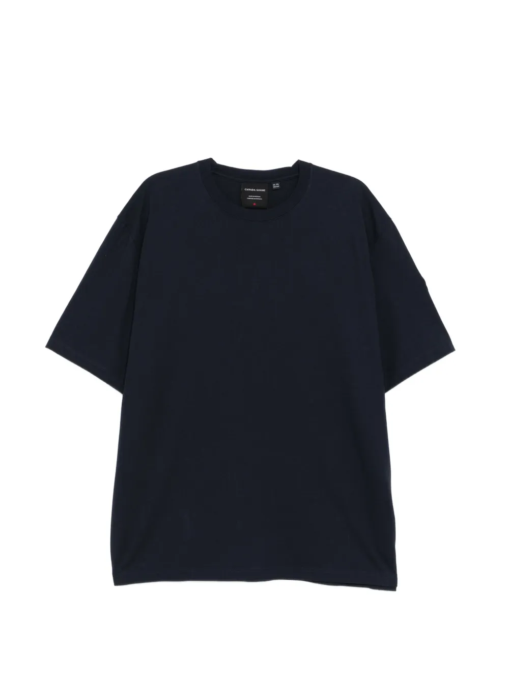 Canada Goose logo-patched crew-neck T-shirt - Blu