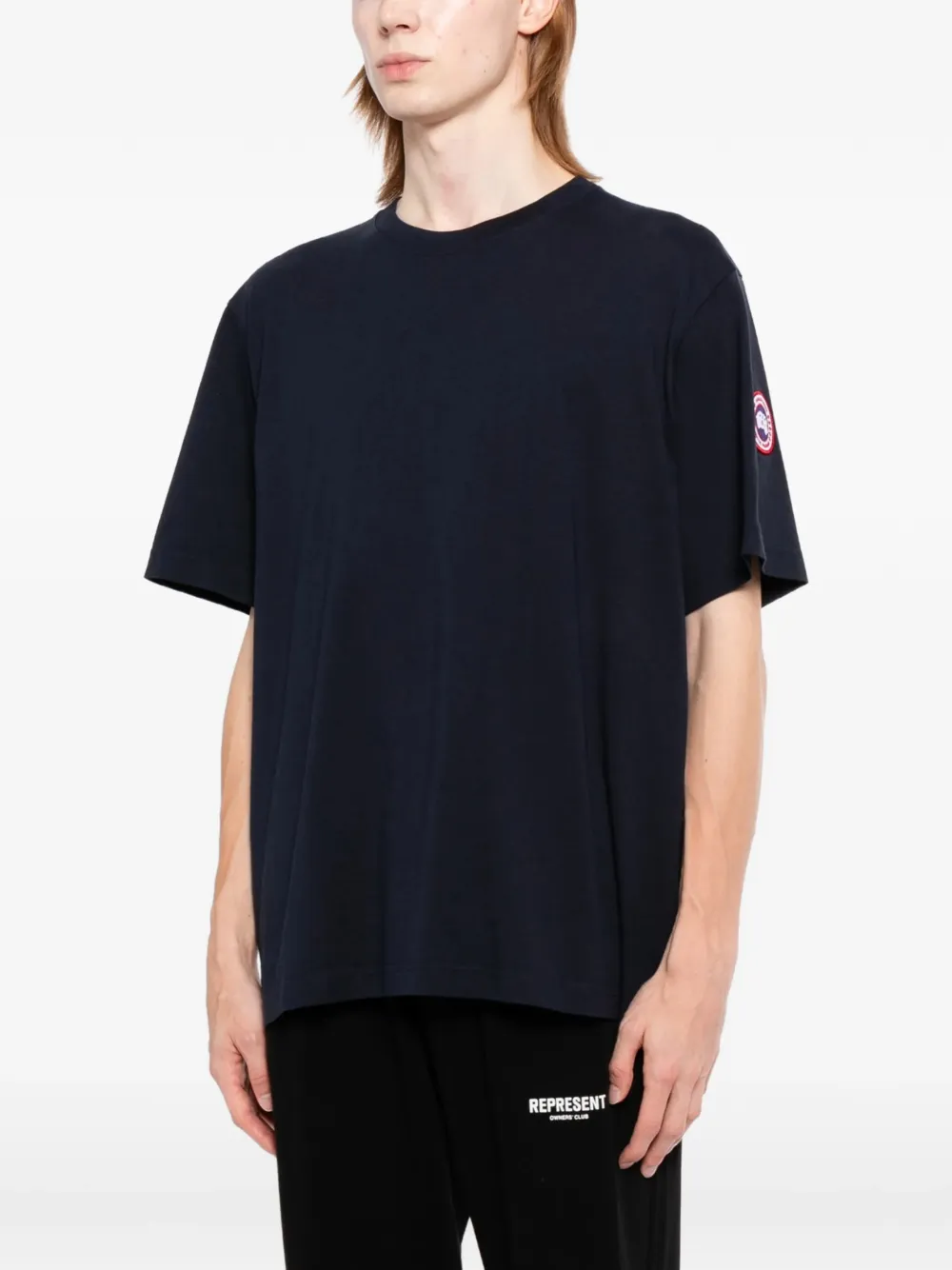 Canada Goose T-shirt met ronde hals Blauw