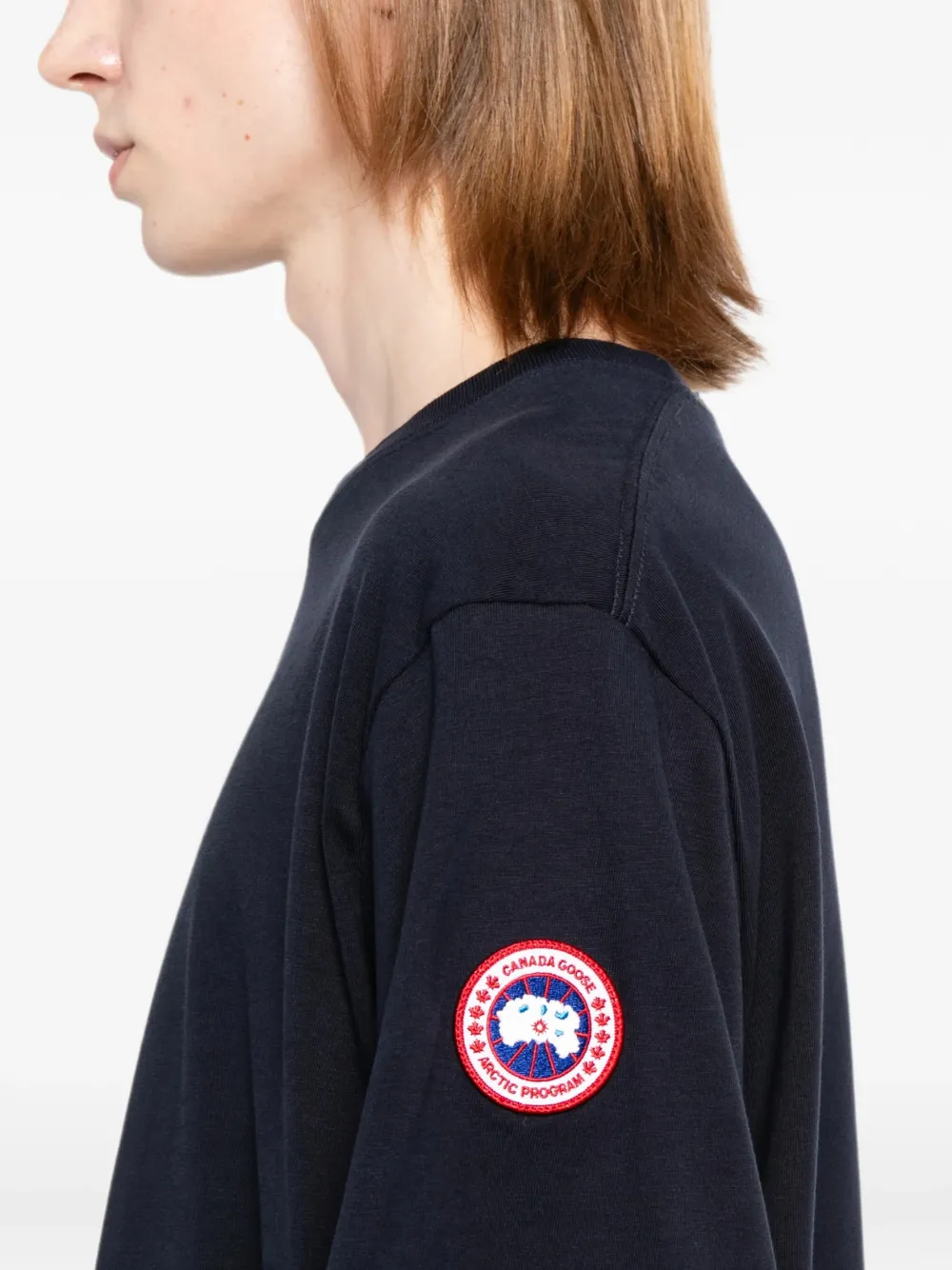 Canada Goose T-shirt met ronde hals Blauw