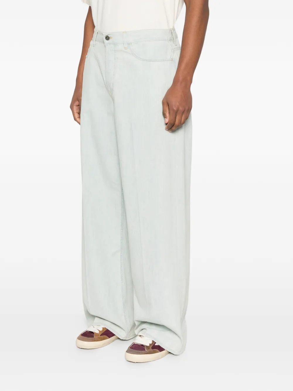  Golden Goose Straight Trousers - Blue 
