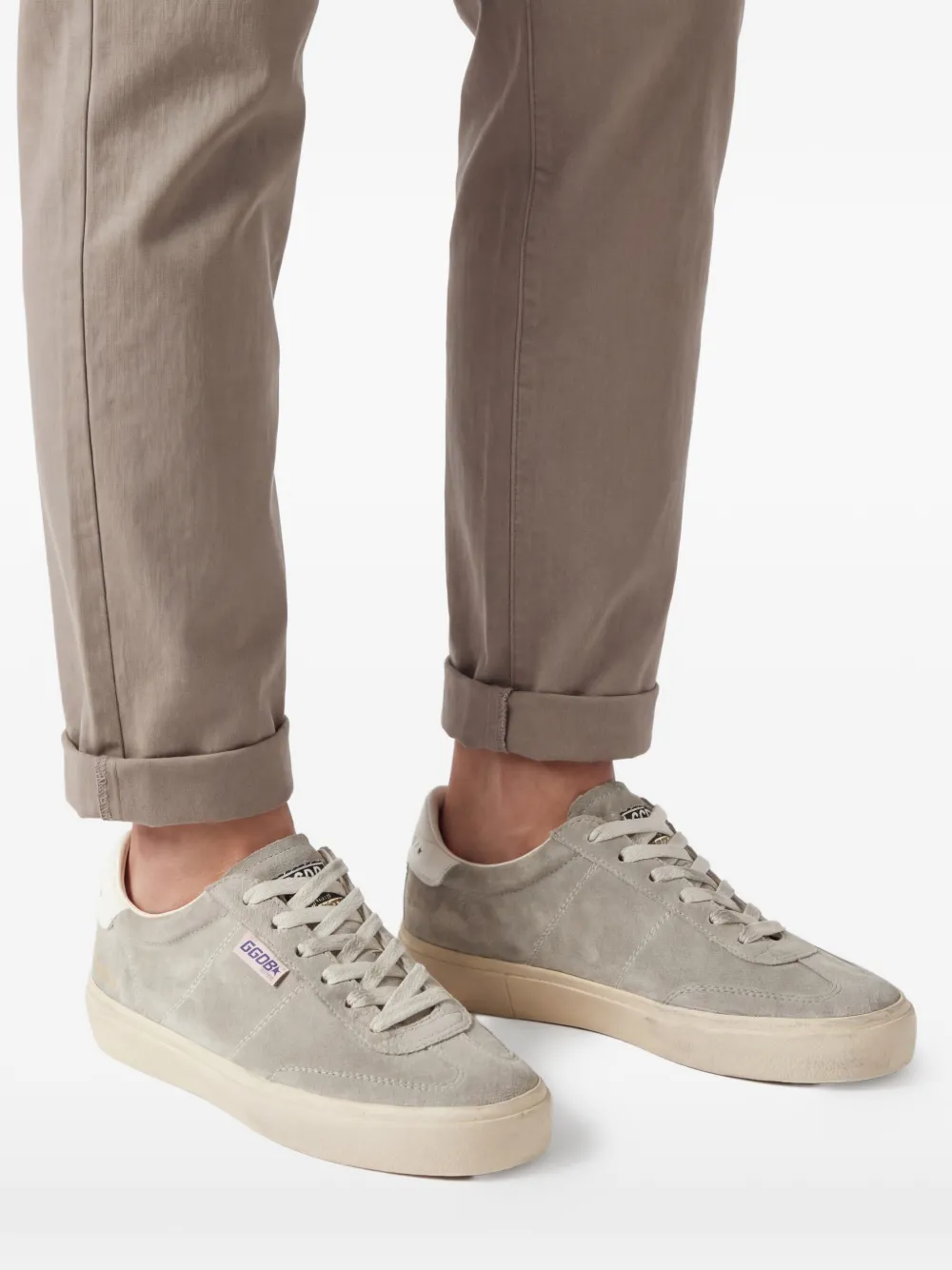 Golden Goose Soul Star suède sneakers Grijs
