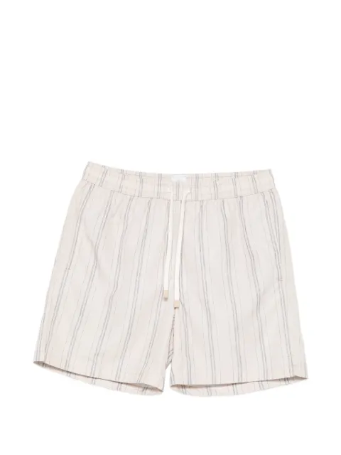 Eleventy striped-pattern swim shorts
