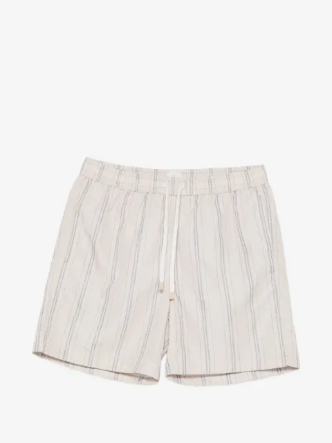 Eleventy striped-pattern swim shorts