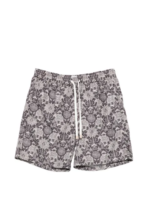 Eleventy printed drawstring swim shorts