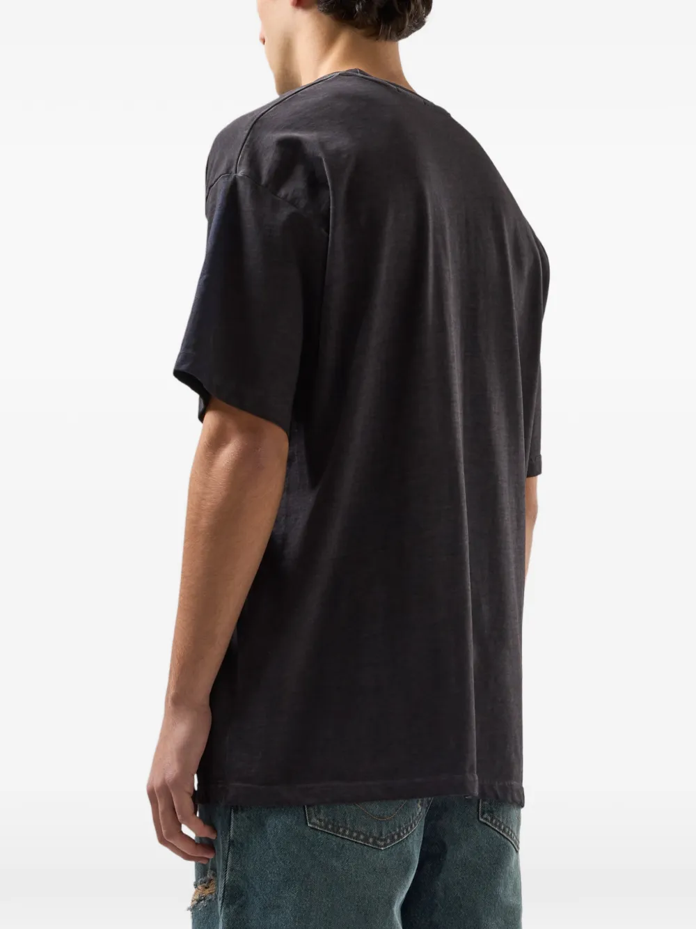 GCDS T-shirt met doodskopprint Zwart