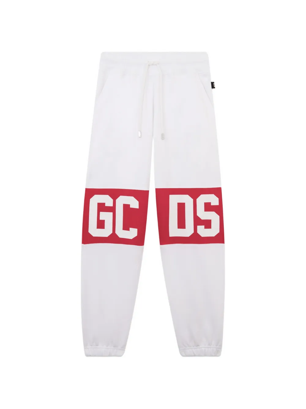 GCDS Pantaloni sportivi con logo - Bianco