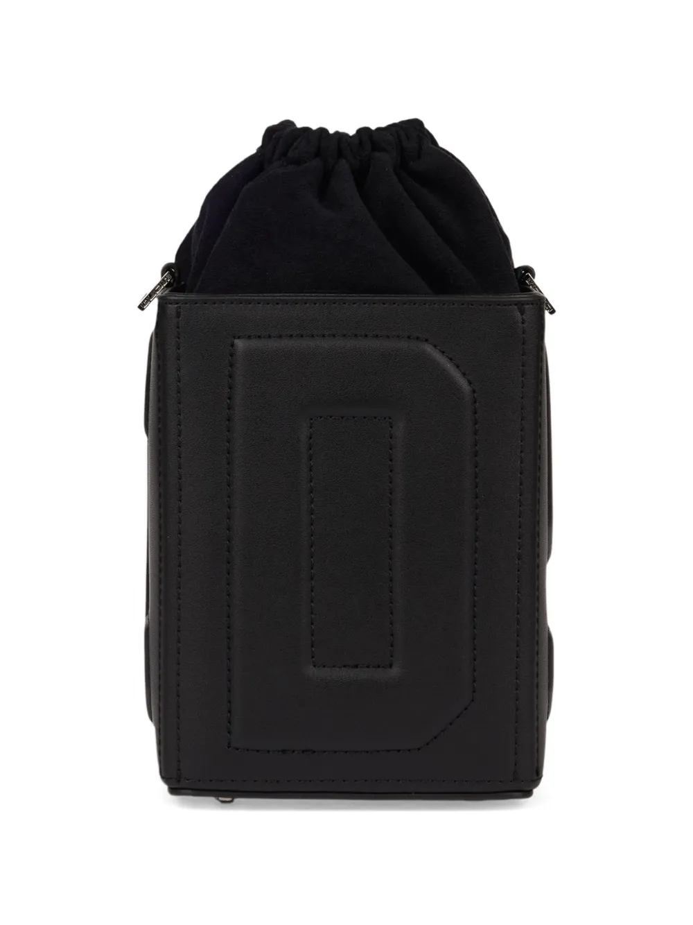 Gcds Logo-embossed Shoulder Bag - Black 