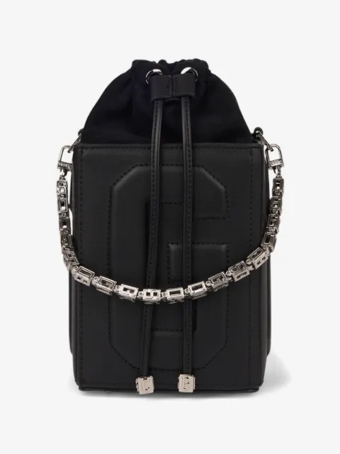 GCDS logo-embossed shoulder bag